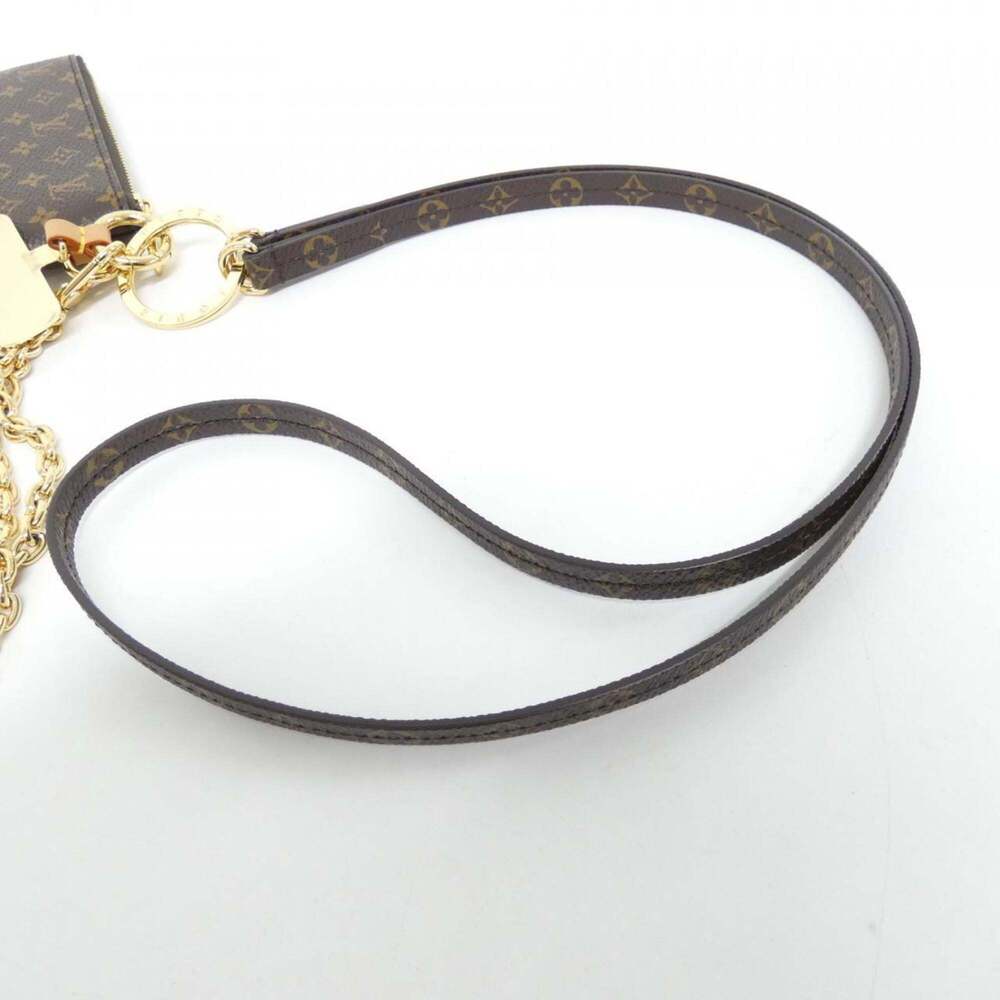 LOUIS VUITTON Brown Monogram Pouch - Picture 8 of 9